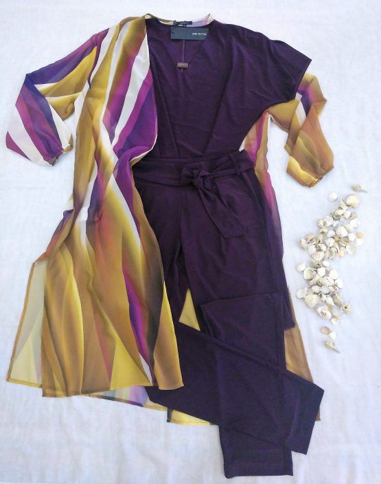 conjunto mujer Paz Torras con kimono